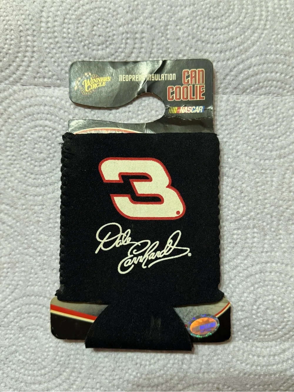 Dale Earnhardt Sr. Nascar Black Can Koozie